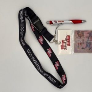 3-piece bundle  (air freshener, lanyard, and pen)